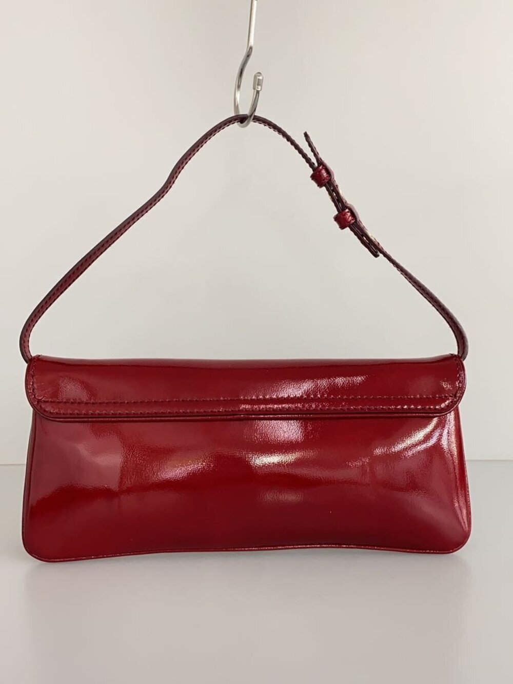 Celine triomphe Shoulder Bag Enamel RED - Picture 3 of 7